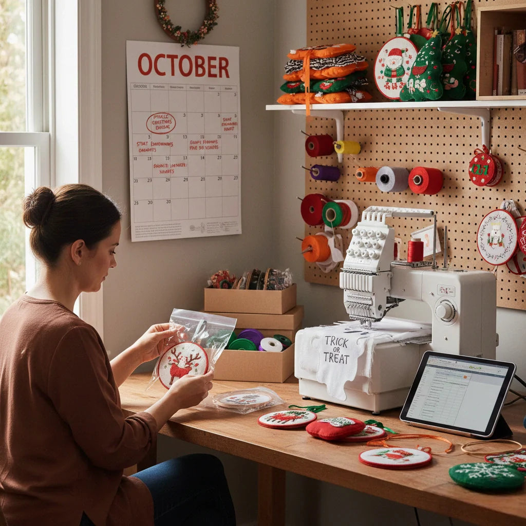 how to start an embroidery side hustle from home