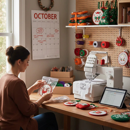 how to start an embroidery side hustle from home