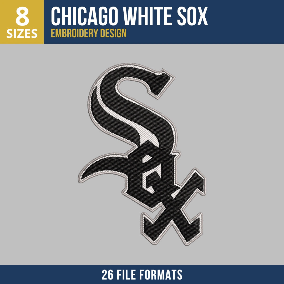 Chicago White Sox Embroidery Design