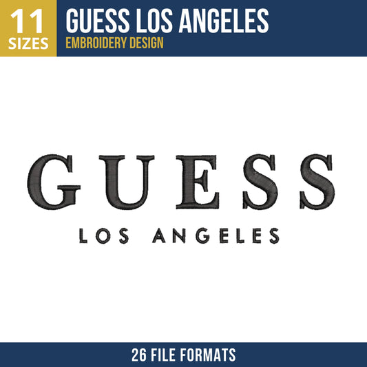 Guess Los Angeles Logo Embroidery