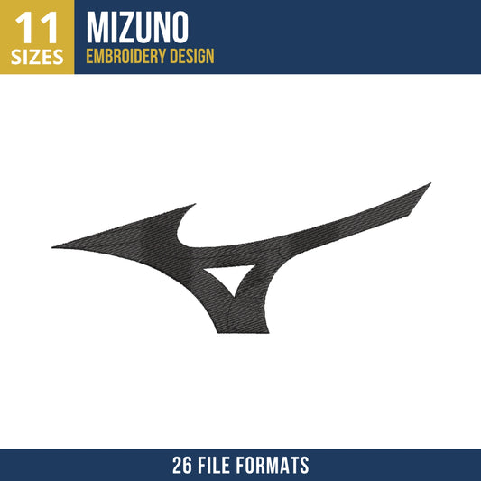 Mizuno Logo Machine Embroidery Design