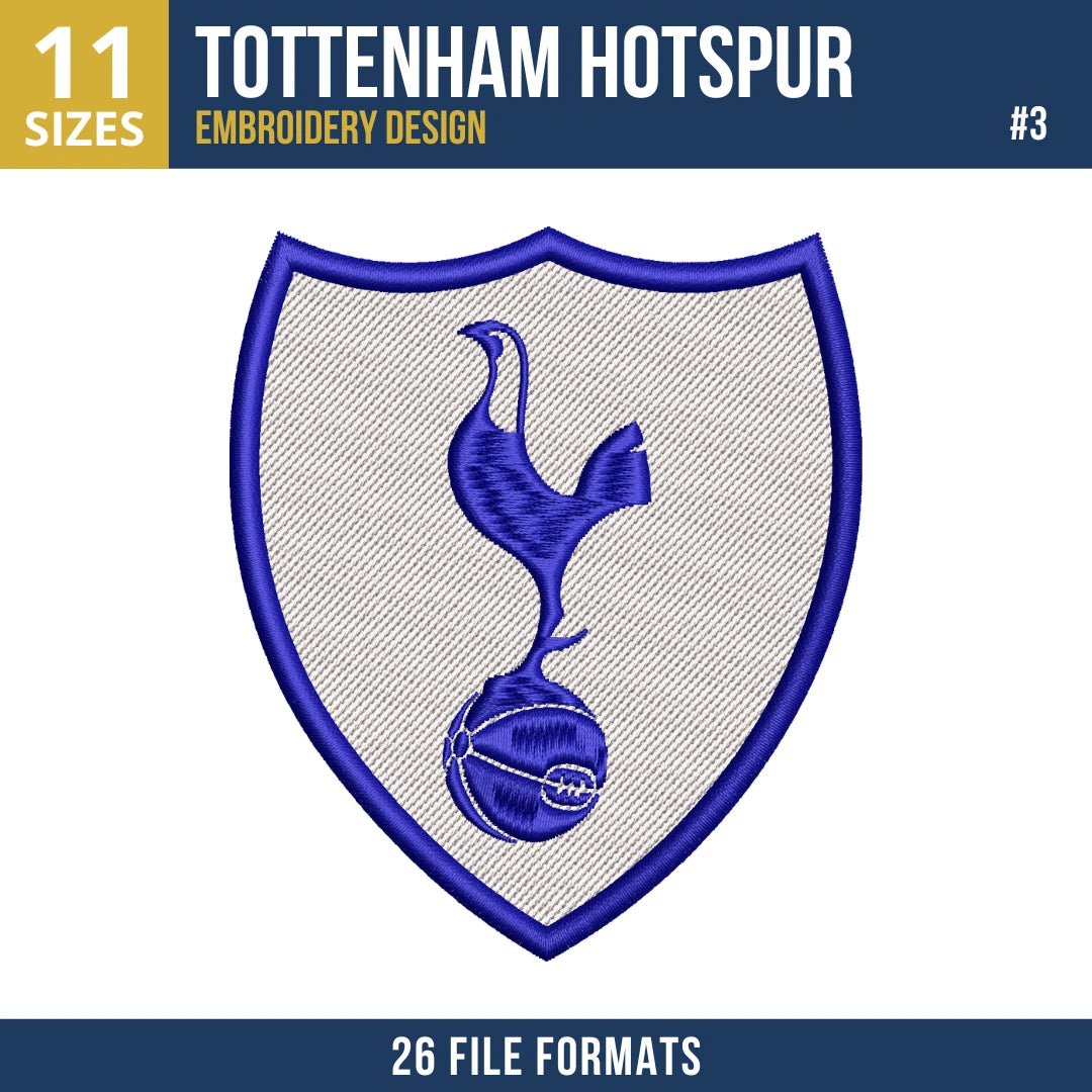 Tottenham Hotspur Embroidery Design Bundle