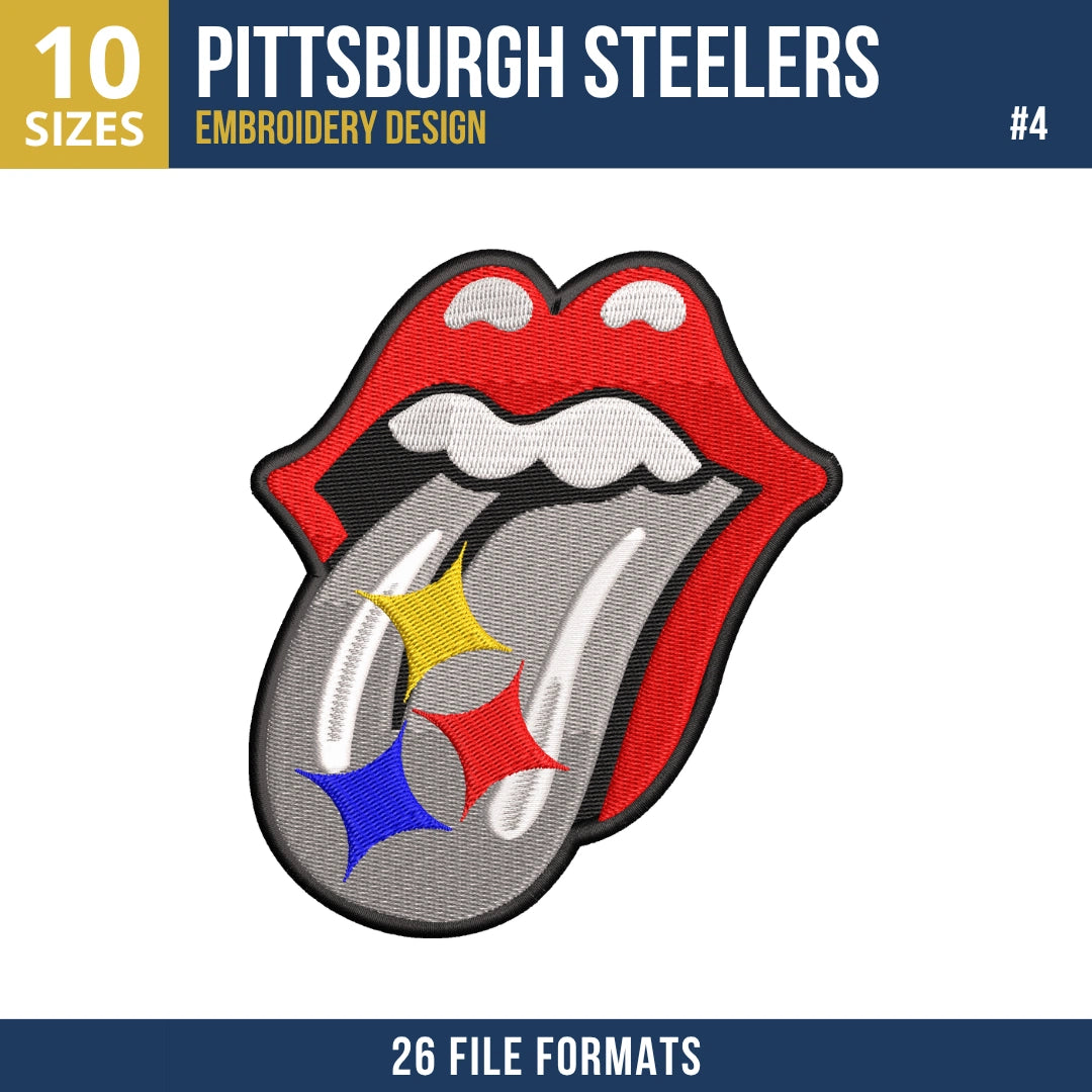 Pittsburgh Steelers Embroidery Bundle | 7 Designs