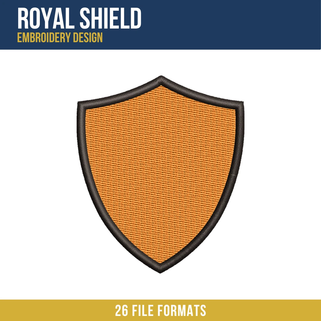Royal Shield Embroidery Design